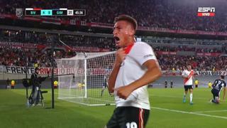 Selló la goleada: Braian Romero marcó el 4-0 de River vs. Gimnasia [VIDEO]