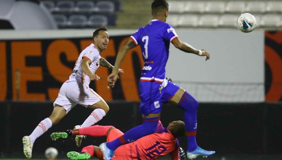 Pablo Lavandeira marcó un gol de gran factura, el cual fue el 1-0 de Ayacucho FC. (Foto: Liga 1)