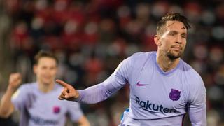 Con gol de Luuk de Jong: Barcelona le ganó por la mínima al Mallorca por LaLiga