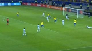 ¡Apareció cuando más lo necesitaban! Gabriel Jesus marcó el 1-0 ante Argentina tras gran jugada de Dani Alves [VIDEO]