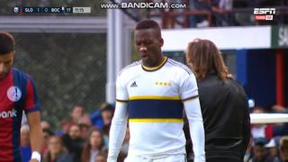 Advíncula no soportó una ‘huacha’ y reaccionó con dura falta en Boca vs. San Lorenzo [VIDEO]