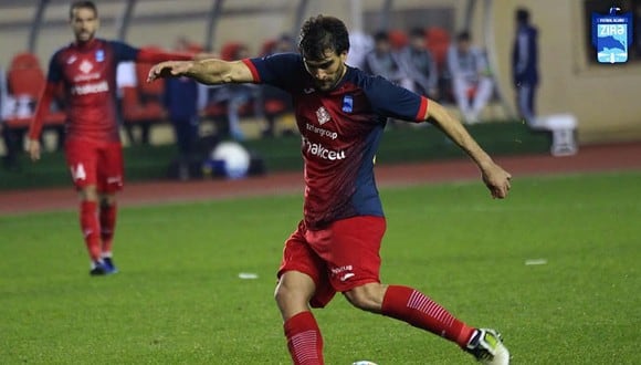 Ampuero disputó 15 partidos como titular con Zira FK de Azerbaiyán durante la temporada 2019-2020.(Foto: Zira FK)