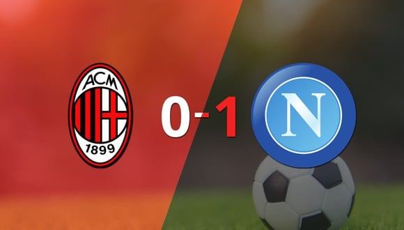 Napoli derrotó a Milan 1 a 0