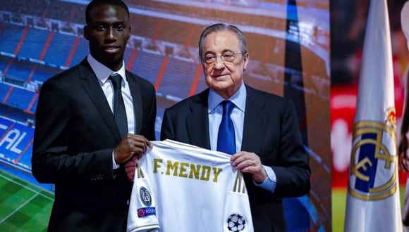 Ferland Mendy llegó al Real Madrid procedente del Lyon por 48 millones de euros (Foto: EFE)