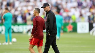 A 20 minutos de la final: Thiago Alcántara se retiró del calentamiento de Liverpool