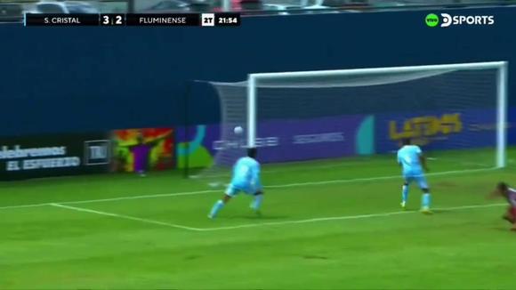 Gol de Luis Baylon para el 3-2 de Sporting Cristal vs. Fluminense. (Video: DIRECTV)