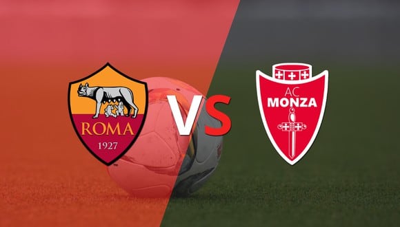 Comienza el juego entre Roma y Monza en el estadio Stadio Olimpico