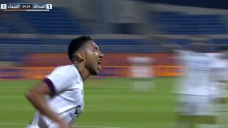 Se estrenó en Arabia: Christofer Gonzales marcó su primer gol con Al Adalah ante Al Fayha [VIDEO]