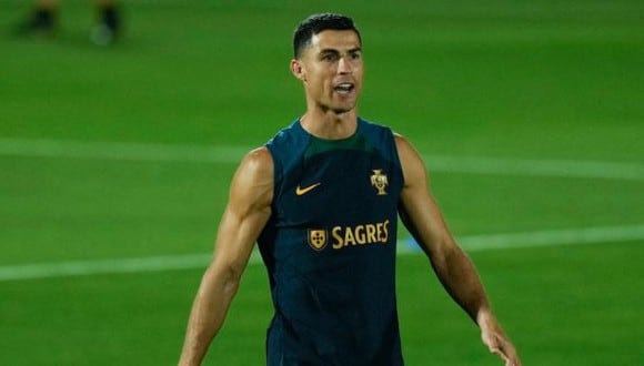 Cristiano Ronaldo ingresó en el segundo tiempo del partido contra Suiza en Qatar 2022. (Foto: AP)