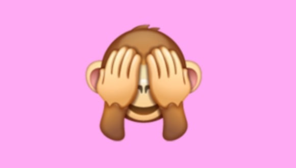 ¿Sabes realmente por qué hay un emoji de un mono que se tapa los ojos en WhatsApp? Aquí te lo decimos. (Foto: Emojipedia)