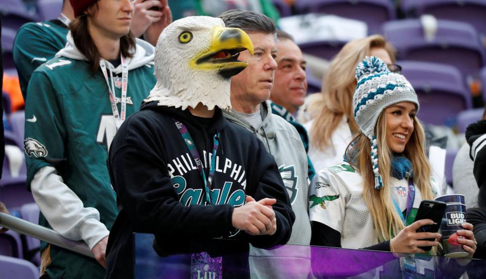Super Bowl 2018: los fanáticos más llamativos de la fiesta de la NFL. (Foto: Reuters)