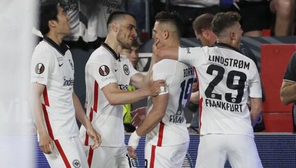 Eintracht Frankfurt venció en penales a Rangers y se coronó campeón de la Europa League. (Foto: AP)