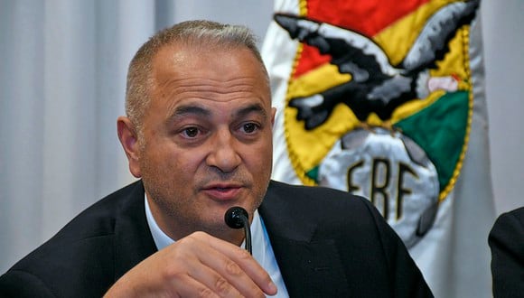 Fernando Costa, presidente de la Federación Boliviana de Fútbol (FBF). (Foto: APG)