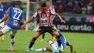 Con Cueva: Sao Paulo ganó 2-1 a Cruzeiro, pero no le alcanzó y fue eliminado de Copa de Brasil