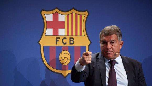 Joan Laporta ejerce por segunda vez como presidente del FC Barcelona. (Foto: EFE)