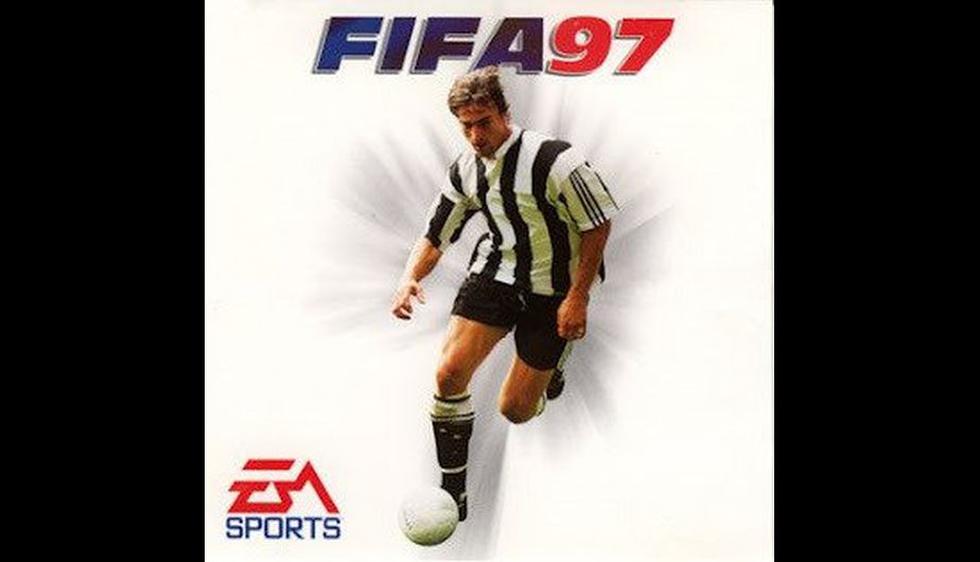 FIFA 97. David Ginola, en portada. (EA Sports)