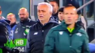 Emocionante: Mourinho rompió en llanto tras clasificar a Roma a la final de la Conference League 
