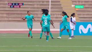 Empezó a escribir la historia: Nahomi Martínez marcó el primer gol de la Liga Femenina 2021 [VIDEO]