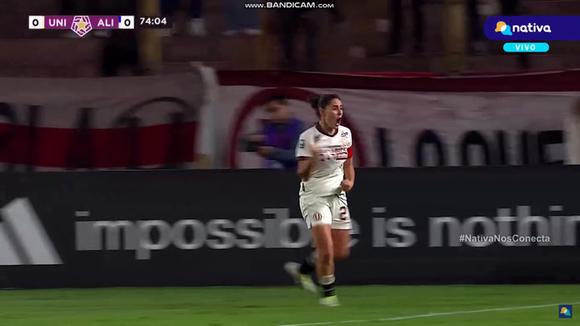 Stephanie Lacoste marcó el 1-0 de Universitario sobre Alianza Lima. (Video: Nativa TV)