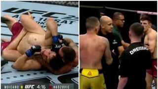 ¡Quería más acción! Peleador de  UFC ganó su combate, pero casi se va a las manos con su rival en Brasil [VIDEO]