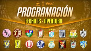 Programación completa: fecha, hora y árbitros de la fecha 15 del Torneo Apertura