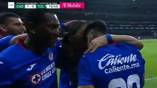 Estalló el Azteca: gol de Brayan Angulo para el 1-0 del Cruz Azul vs. Toluca por la Liguilla MX [VIDEO]