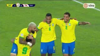 Se rompió rápido el empate: el gol de Alex Sandro para el 1-0 en el Perú vs. Brasil [VIDEO]