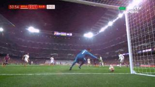 El Bernabéu, mudo: Suárez marcó así el primero en el Real Madrid vs. Barcelona [VIDEO]