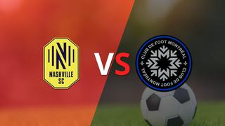 Termina el primer tiempo con una victoria para Nashville SC vs CF Montréal por 1-0