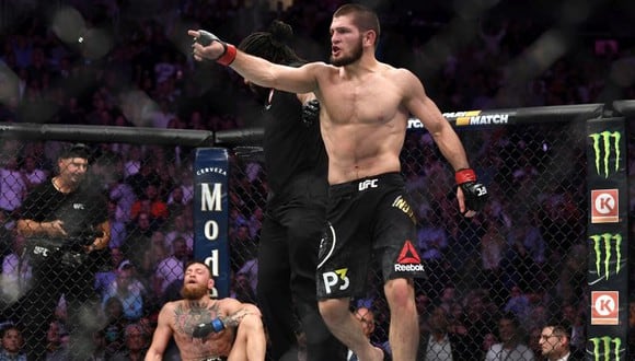 Khabib Nurmagomedov derrotó a Conor McGregor en octubre del 2018. (Foto: UFC)