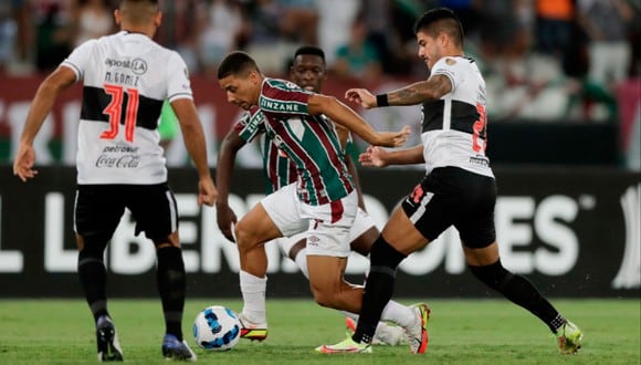 Fluminense venció a Olimpia en Rio por la ida de la Fase 3 de la Copa Libertadores 2022 | Foto: EFE.