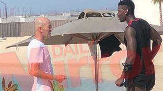 ¡'Ampay' Zidane! La explicación del DT del Real Madrid sobre su encuentro con Pogba en Dubái