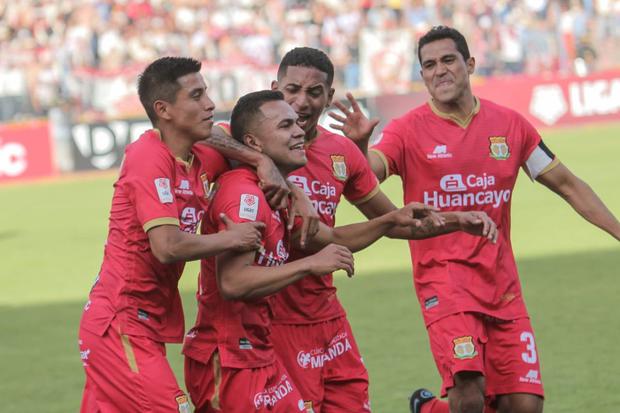 Sport Huancayo venció a Universitario de Deportes en la penúltima jornada del Apertura. (Foto: Jesús Saucedo / @photo.gec)