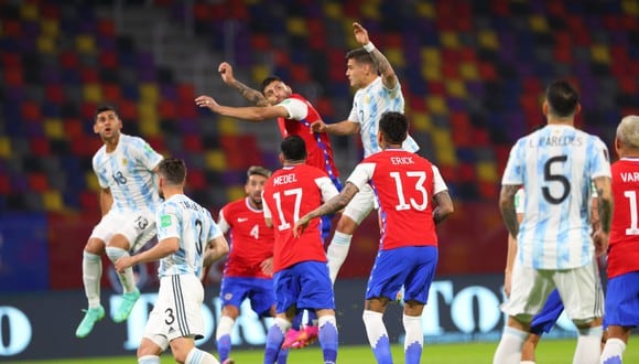 Argentina y Chile sumaron un punto en la fecha 7 de las Eliminatorias Qatar 2022. (Foto: Prensa Argentina)