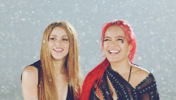 Karol G y Shakira, las intérpretes de “TQG”, nacieron y crecieron en Colombia, aunque son de provincias diferentes (Foto: Shakira / Karol G / YouTube)
