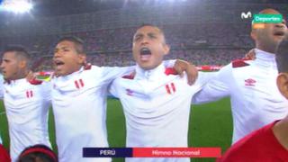 Con el corazón: así fue la emocionante entonación del Himno peruano en el Nacional