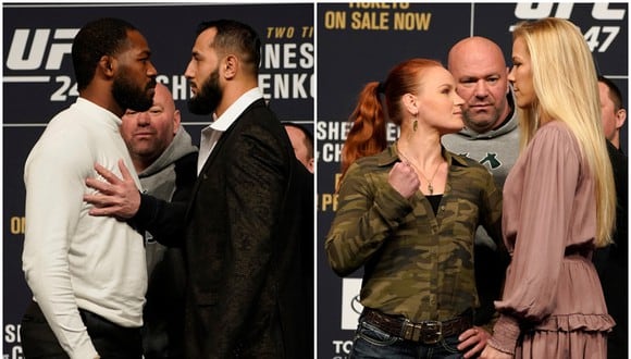 UFC 247: fecha, horarios y canales del evento con Jon Jones y Valentina Shevchenko. (Getty Images)