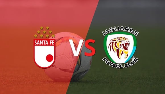 Termina el primer tiempo con una victoria para Santa Fe vs Jaguares por 2-0