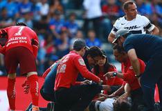 No apto para sensibles: la terrible lesión en el brazo de jugador en el Cruz Azul-Pumas [VIDEO]