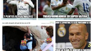 Decían que Isco se iba al Barza, le salvó media Liga al Real Madrid: los mejores memes del triunfo ante Sporting