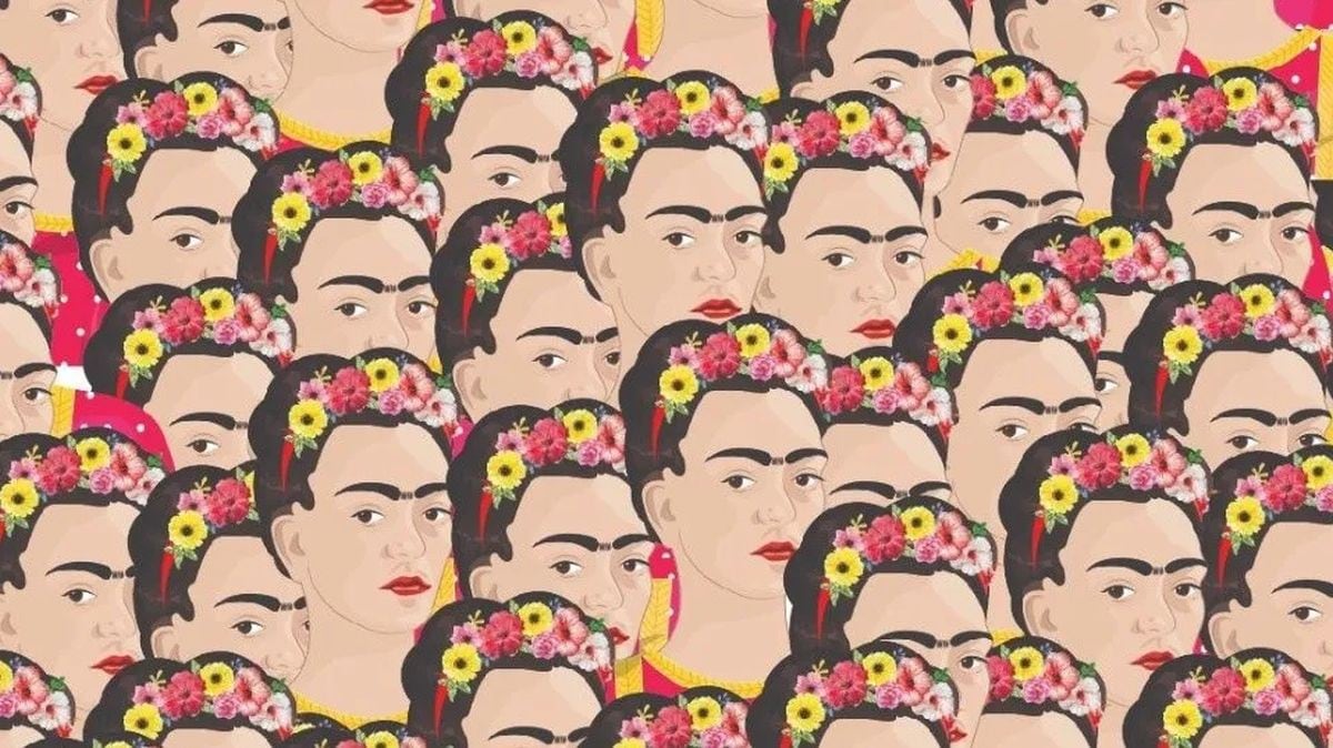 Encuentra a la Frida Kahlo sin cejas en el menor tiempo posible. (ElOlmedo MX)