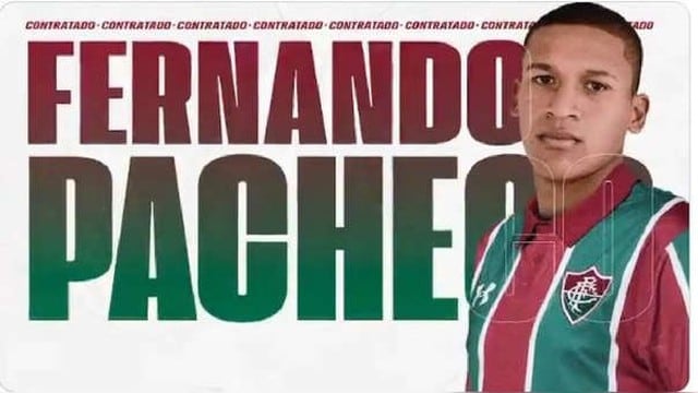 Fernando Pacheco dejará Sporting Cristal para jugar en Fluminense (Twitter)
