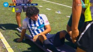 Alianza Lima y dos cambios forzados en dos minutos: Vílchez salió lesionado VIDEO]
