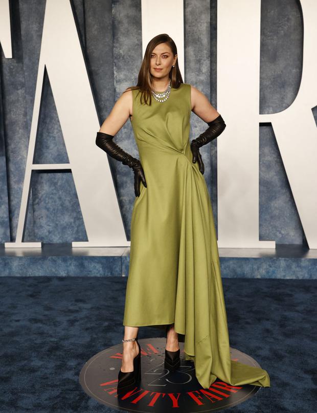 La extenista Maria Sharapova asiste a la fiesta de los Oscar 95 de Vanity Fair en el Centro de Artes Escénicas The Wallis Annenberg en Beverly Hills, California, el 12 de marzo de 2023 (Foto: Michael Tran / AFP)
