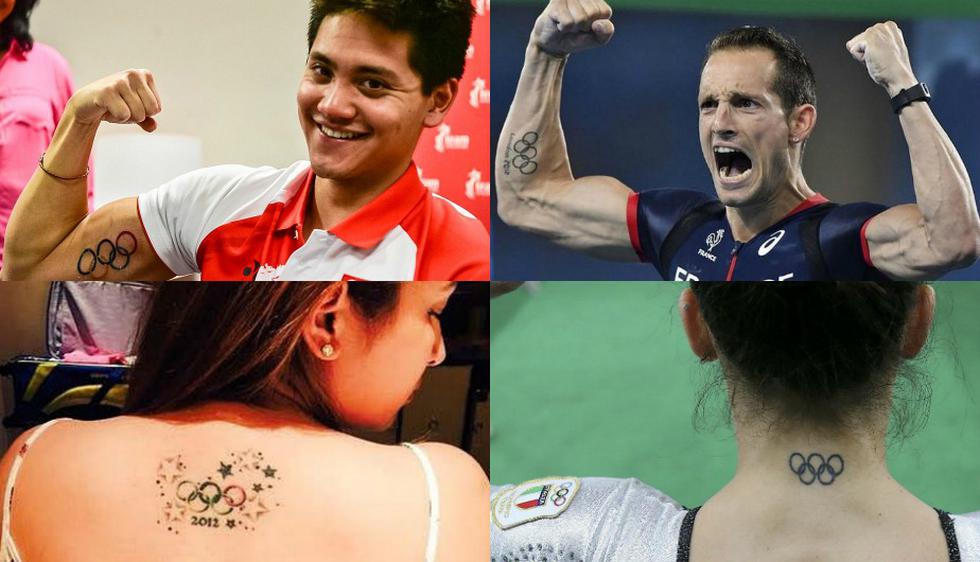 Mira en esta galería los deportistas que han estrenado tatuaje olímpico en Río 2016