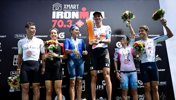 Ironman 70.3 Lima 2024: el brasileño Reinaldo Colucci y la mexicana Cecilia Pérez se imponen en la Costa Verde (Foto: Itea Sports)
