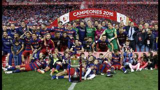 Barcelona campeón: las postales del festejo por título de Copa del Rey