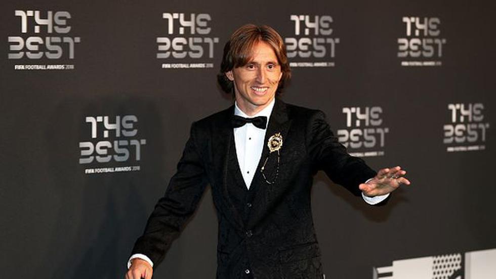 Así llegó Luka Modric a los premios FIFA ‘The Best’. (Foto: Getty)