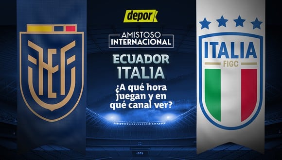 Ecuador e Italia juegan en amistoso internacional en Estados Unidos. (Diseño: Depor)
