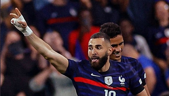 Golazo de Benzema para el 1-0 de Francia vs Dinamarca